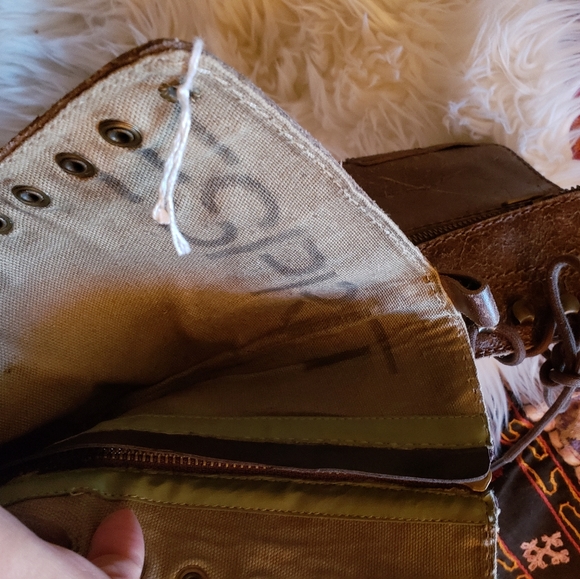 🚫SOLD🚫Vintage Tall Combat Leather Boots Campus 6 - Picture 9 of 9